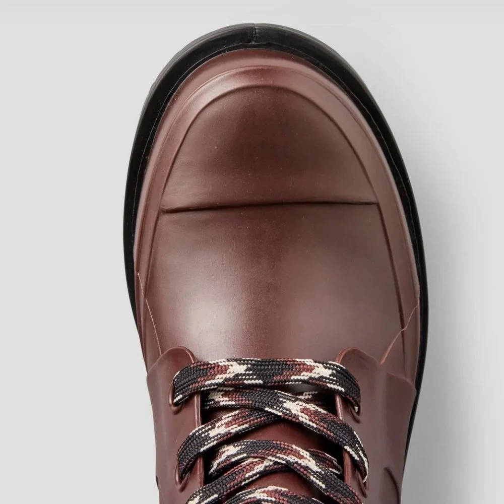 Cougar Madrid Waterproof Combat Rain Boot Oxblood